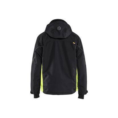 Blåkläder 4890 letforet vinter jakke, sort/hi-vis gul