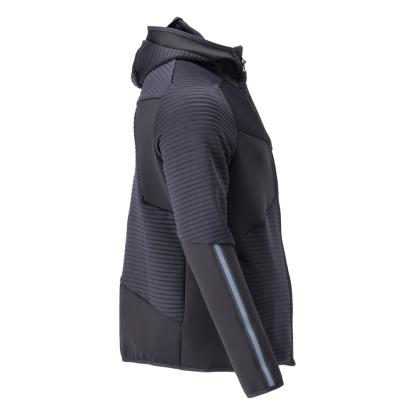 MASCOT CUSTOMIZED fleece hættetrøje med lynlås, mørk marine