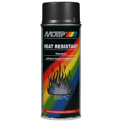 Motip varmefast spray, 800°, 400 ml - mørk antracit