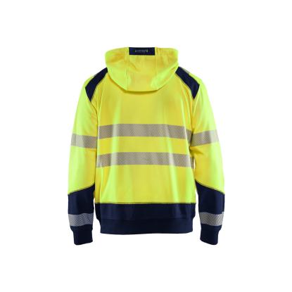 Blåkläder 3546 high vis hættetrøje, hi-vis gul/marineblå
