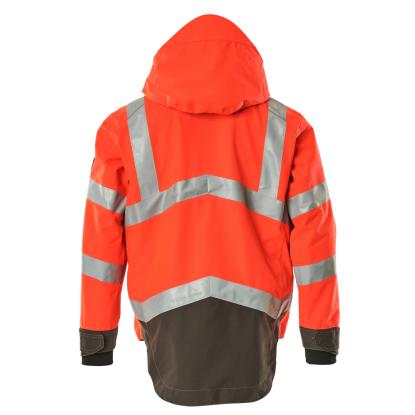 MASCOT SAFE SUPREME Harlow skaljakke, hi-vis rød/mørk antracit