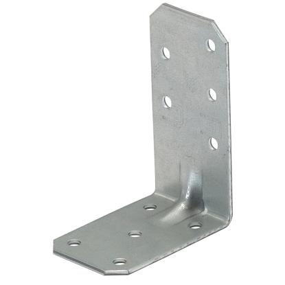 SIMA vinkelbeslag LV1 med rib, pregalvaniseret, 82 x 62 x 2,0 x 40 mm
