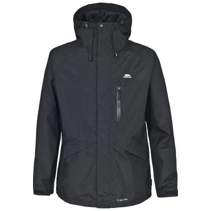 Trespass CORVO JACKET vindtæt regnjakke, herre, sort