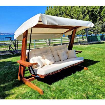 Westmann Luna 2600 Hollywood hængesofa, træ, beige