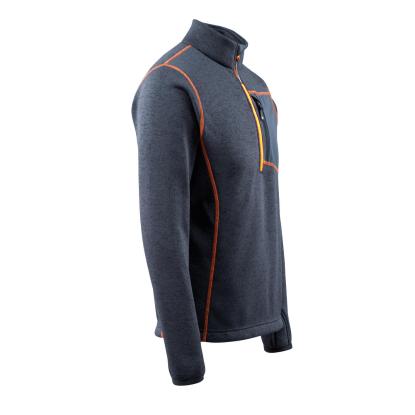 MASCOT HARDWEAR Reims striktrøje med kort lynlås, mørk marine