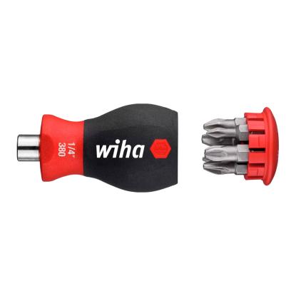 Wiha Stubby magnetisk skruetrækker med bitsmagasin - 6 dele