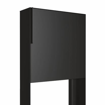 Bravios Porto postkasse med stander, sort