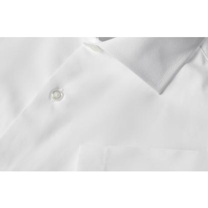 Seven Seas SS410 Poplin skjorte med korte ærmer, modern, hvid