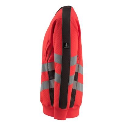MASCOT SAFE SUPREME Wigton sweatshirt, hi-vis rød/mørk antracit