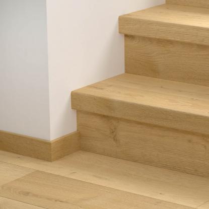Pergo vinyl trappeafdækning/trappeforkantsprofil, Natural Swedish Oak, 1484 x 146 x 62 mm