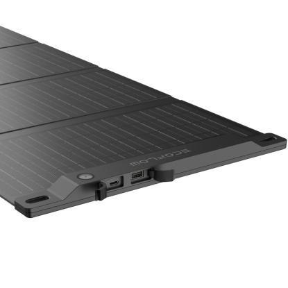 EcoFlow bærbart solcellepanel, 28 W