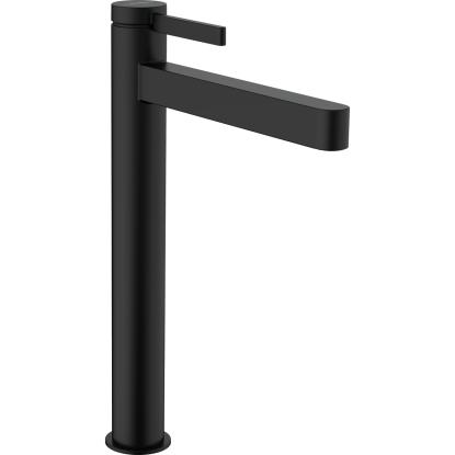 hansgrohe Finoris 260 håndvaskarmatur med push-open bundventil, mat sort