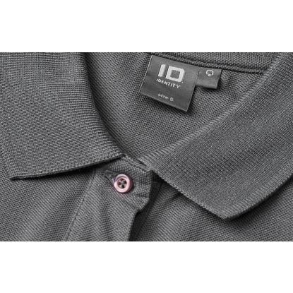 ID Ease 0557 poloshirt, lyocell, dame, silver grey