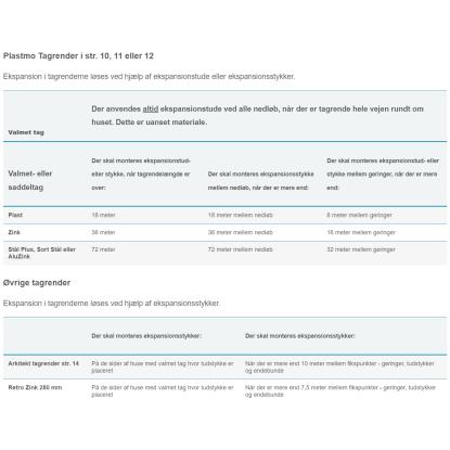 Plastmo ekspansionsstykke, PVC, nr. 10 - sort