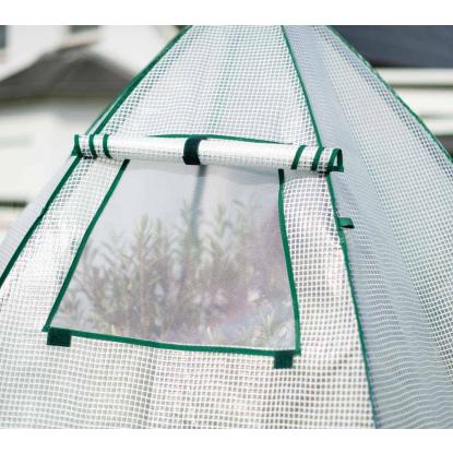 Westmann Mint overvintringstelt/drivhus, PE-folie, hvid, 200 x 200 x 200 cm