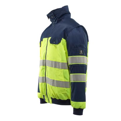 MASCOT SAFE IMAGE Livigno pilotjakke, hi-vis gul/marine