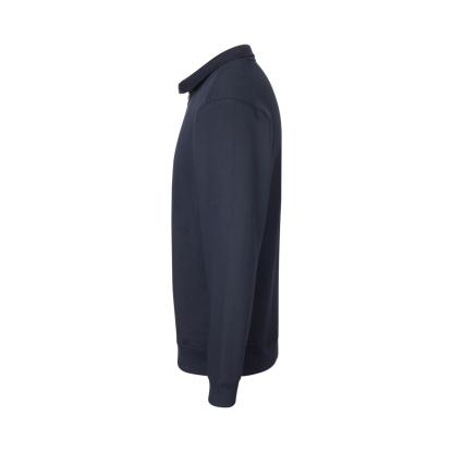 ID PRO Wear CARE 0384 sweashirt med kort lynlås, ubørstet, navy