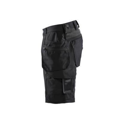 Blåkläder 1520 håndværker shorts 4-vejs stretch, sort/mørk grå