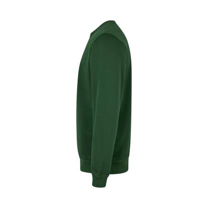 ID 0682 sweatshirt, økologisk, flaskegrøn