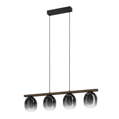 EGLO FILAGO langbordspendel, L88 cm, 4 x E27, eg/smoke