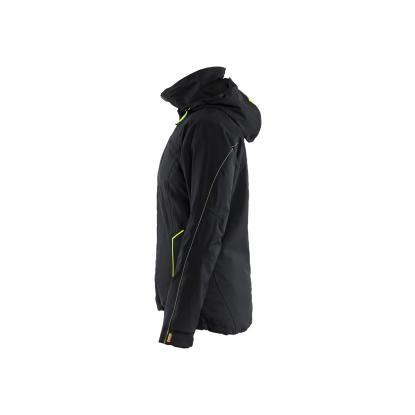 Blåkläder 4408 dame letforet vinterjakke 4-vejs stretch, sort/hi-vis gul