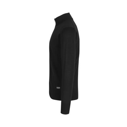Seven Seas S660 The cardigan med lynlås, merino, sort