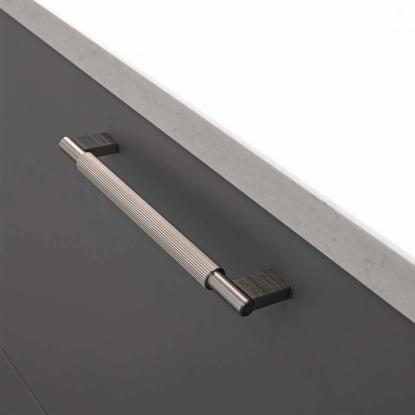 Beslag Design Arpa greb, 192 mm, rustfrit stål look