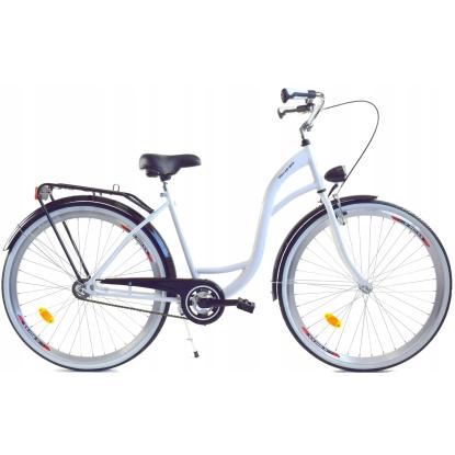 Dallas City Junior børnecykel, 26", hvid/sort