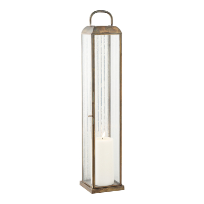 Herslev lanterne, antik messing look, H60 cm