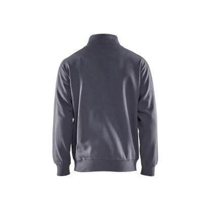 Blåkläder 3349 sweatshirt full zip, grå