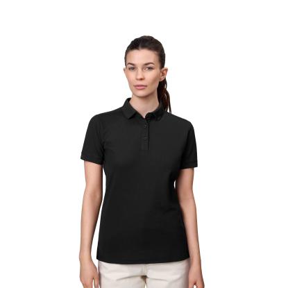 GEYSER G11006 poloshirt, funktionel, dame, sort
