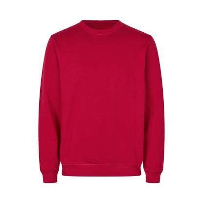 ID 0682 sweatshirt, økologisk, rød