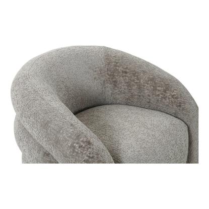 Loungestol med drejefunktion, natur