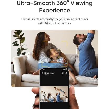 eufy E30 indendørs sikkerhedskamera med dreje-, vippe- og zoomfunktion, 4K