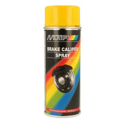 Motip bremsekalibermaling, spray, 400 ml - gul