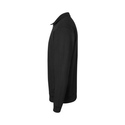 ID PRO Wear CARE 0384 sweashirt med kort lynlås, ubørstet, sort
