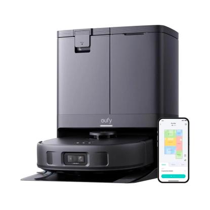 eufy X10 Pro Omni robotstøvsuger og gulvvasker med alt-i-en dockingstation, sort
