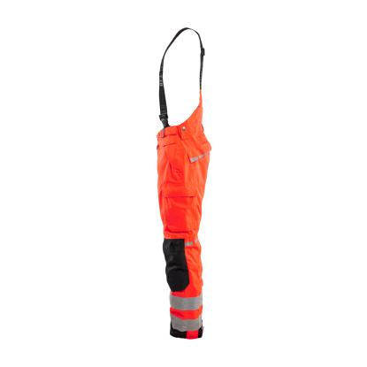 Blåkläder 1867 high vis skalbuks, hi-vis rød/sort