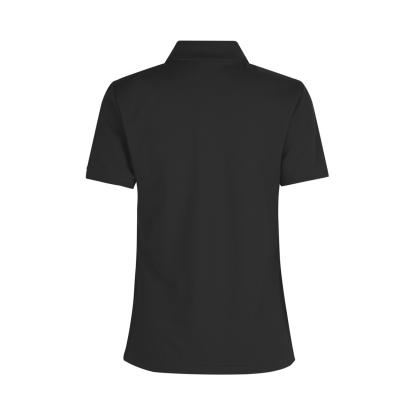 ID 0521 poloshirt, klassisk, dame, sort