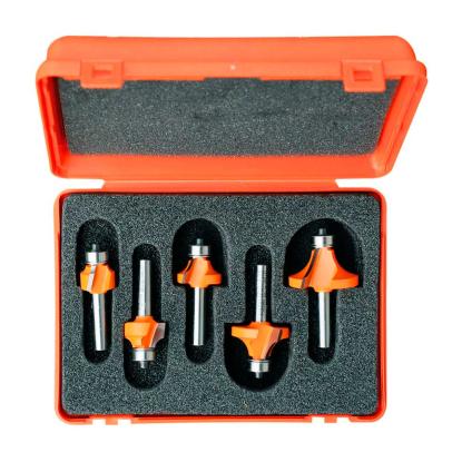 CMT rundingsfræsersæt, K8, R 3,2-12,7 mm - 5 dele