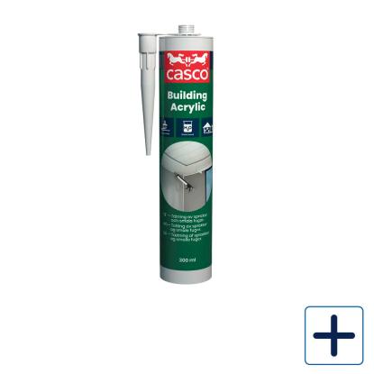 Casco Byg akrylfugemasse i patron - 300 ml