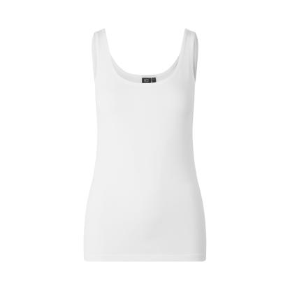 ID 0599 tanktop med stretch, dame, hvid