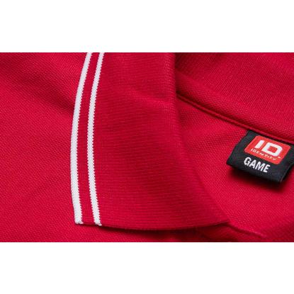 ID 0523 Kontrast poloshirt med stretch, dame, rød
