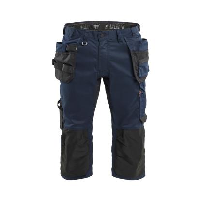 Blåkläder 1754 håndværker knickers med stretch, mørk marineblå