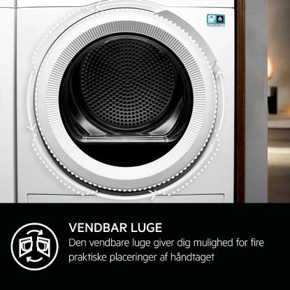 AEG 9000 AbsoluteCare Plus kondenstørretumbler med varmepumpe TR956C95S - 9 kg