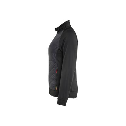 Blåkläder 3419 dame hybrid sweatshirt, sort/rød