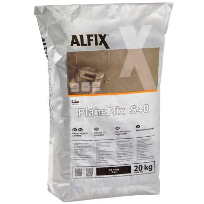 Alfix PlaneMix S40 bassin- og betonopretning - 20 kg