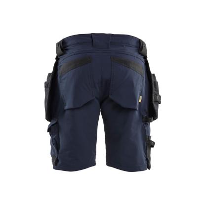 Blåkläder 1702 håndværker shorts 4-vejs stretch, mørk marineblå/sort