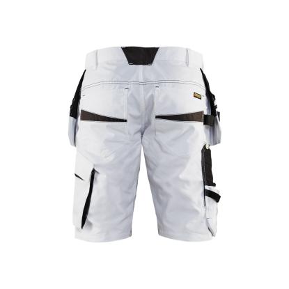 Blåkläder 1099 shorts med stretch, hvid/mørk grå