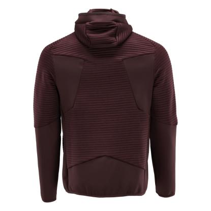 MASCOT CUSTOMIZED fleece hættetrøje med lynlås, bordeaux